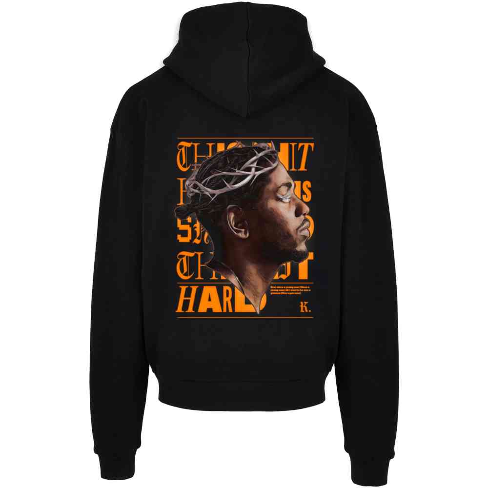 Mister Tee Upscale - KDot Heavy Oversize Hoodie - Black